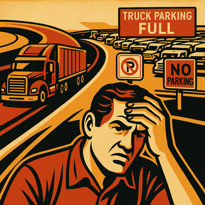 Truck Parking Crisis Escalates: Is Lack of Spaces Killing Your Paycheck?