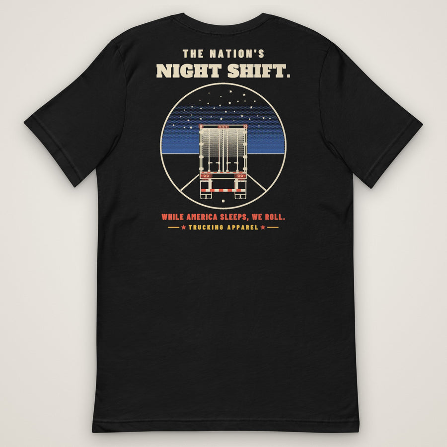 The Nation's Night Shift Tee (Back Print)