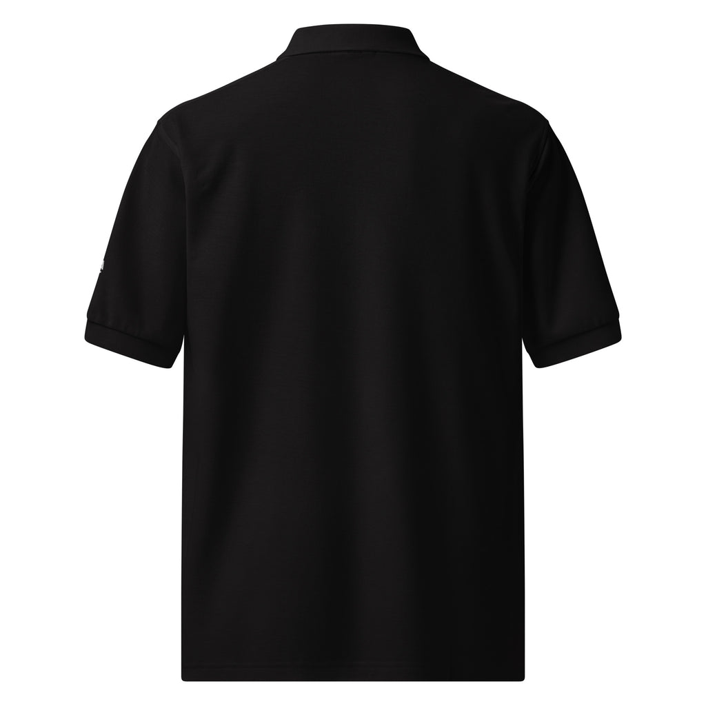 525 FT Polo in black, back view.