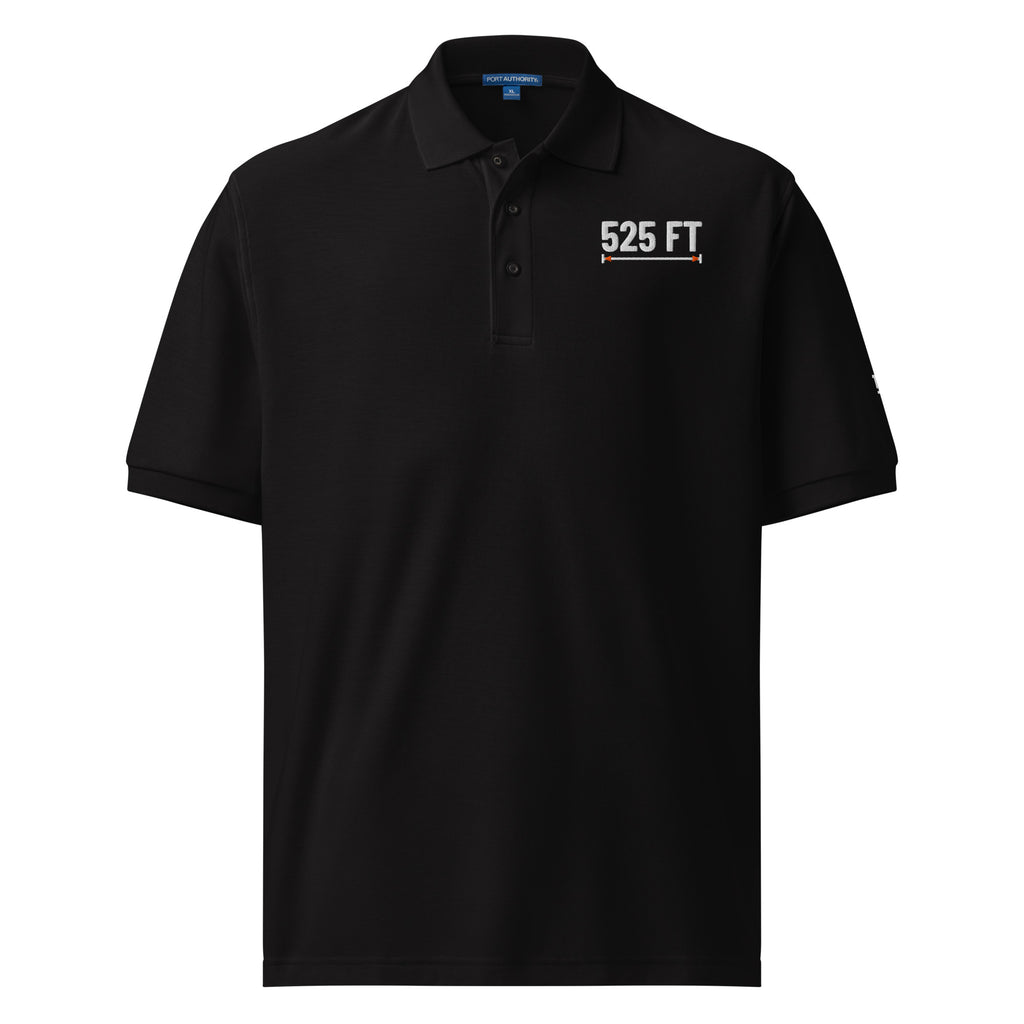 525 FT Polo in black, front view.