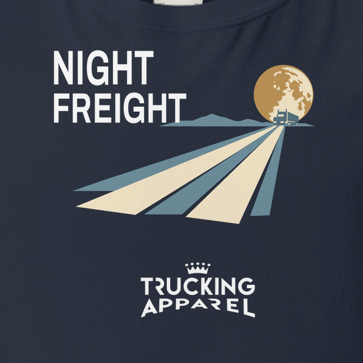 Night Freight Tee front artwork close-up