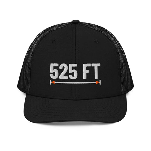 525 FT Trucker in black, front view.