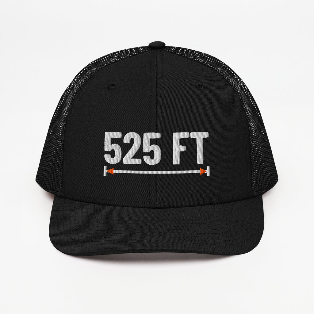 525 FT Trucker in black, front view.