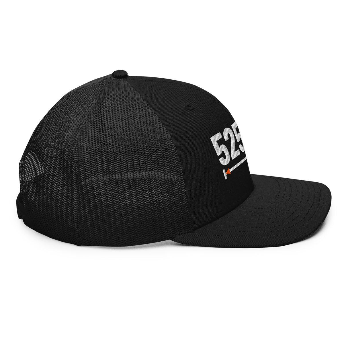 525 FT Trucker in black, right side view.