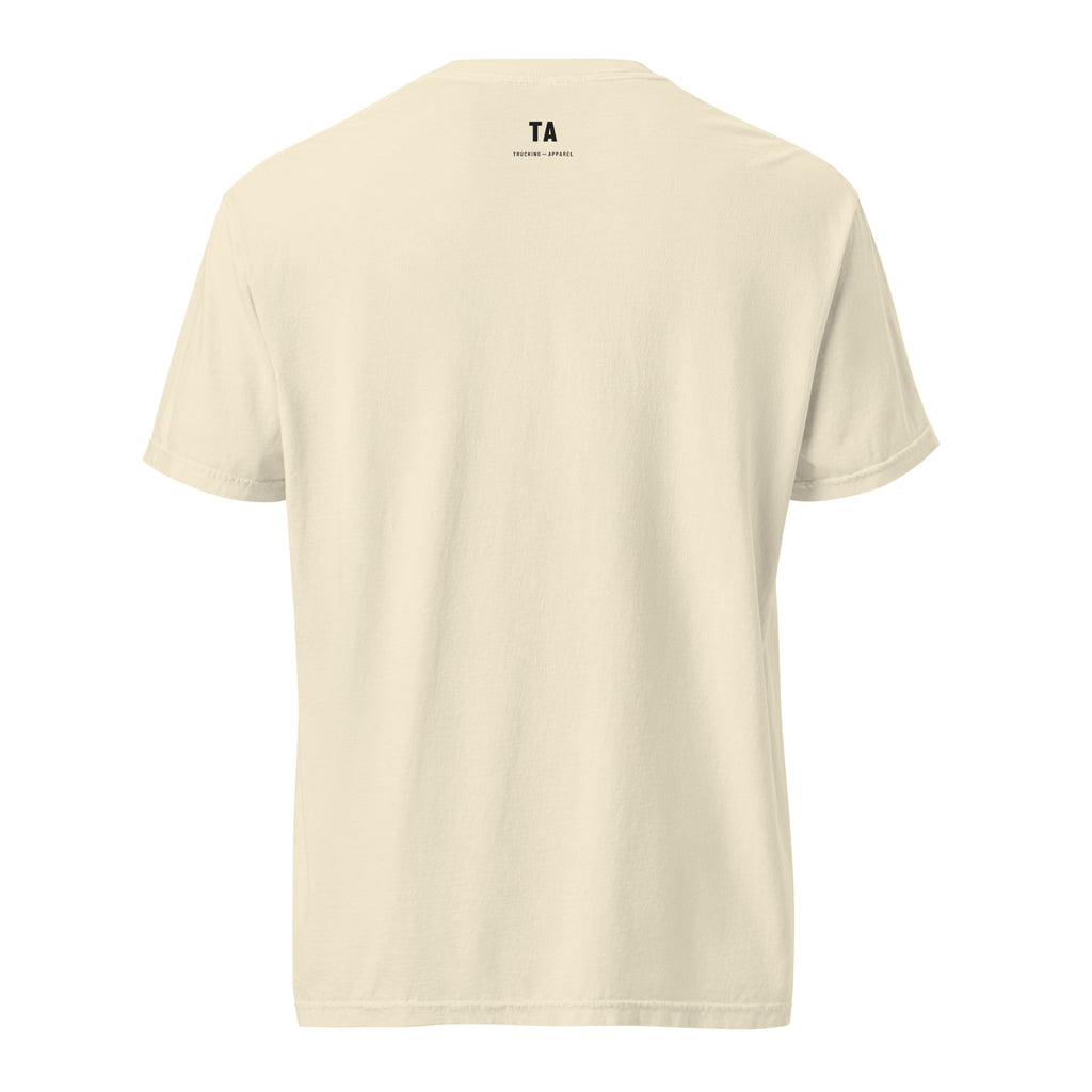 Somebody's Everything Tee in ivory, back view.