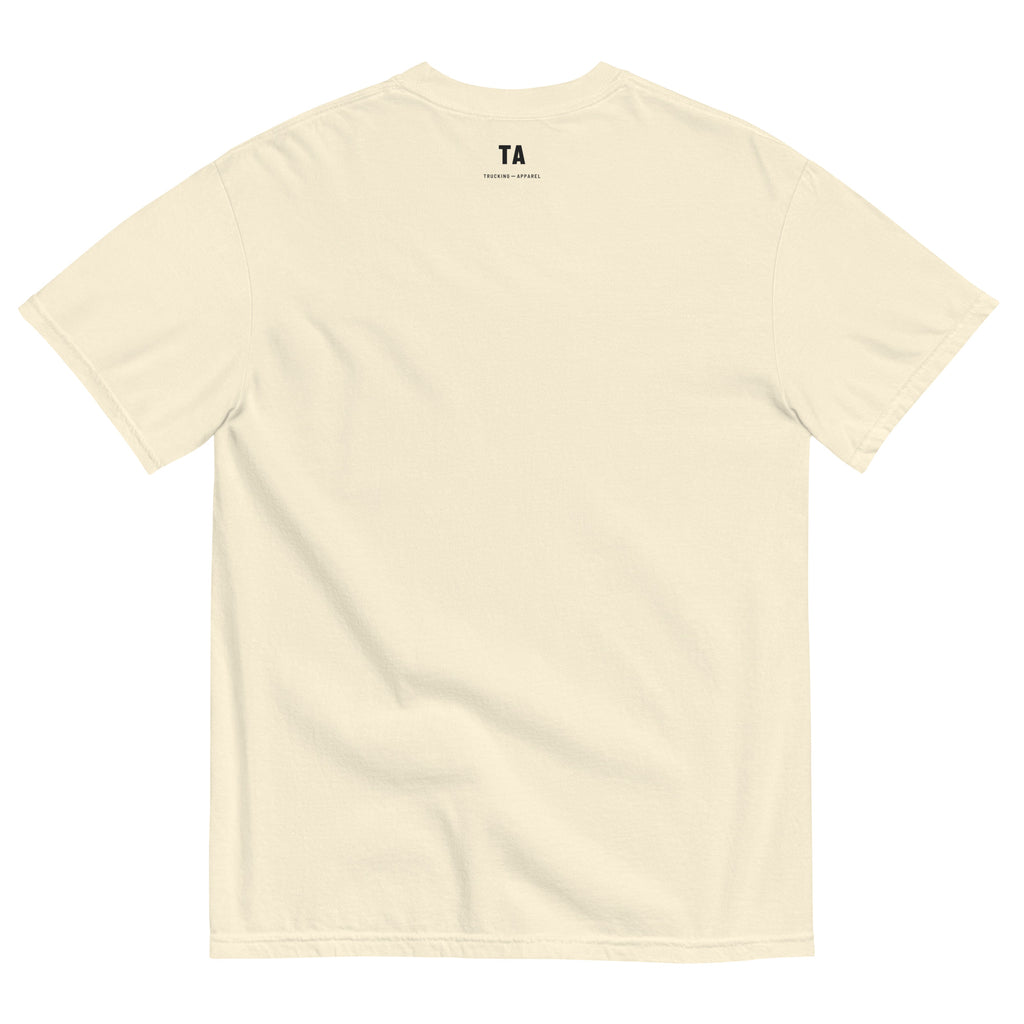 Somebody's Everything Tee in ivory, back view.