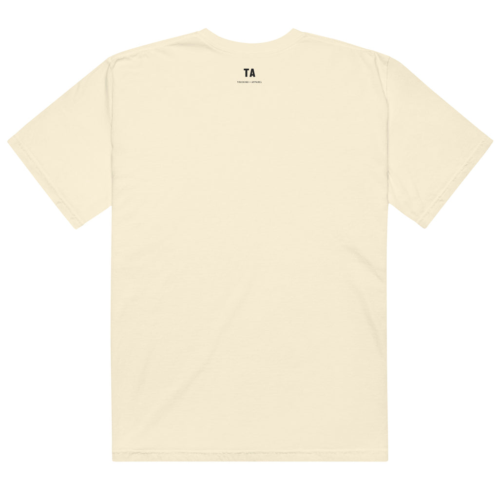 Somebody's Everything Tee in ivory, back view.