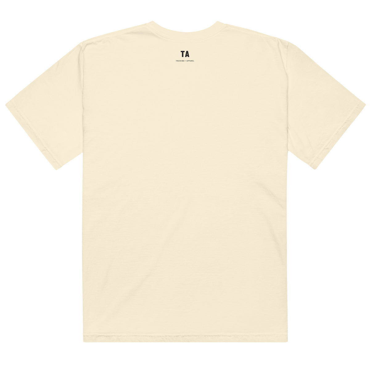 Somebody's Everything Tee in ivory, back view.