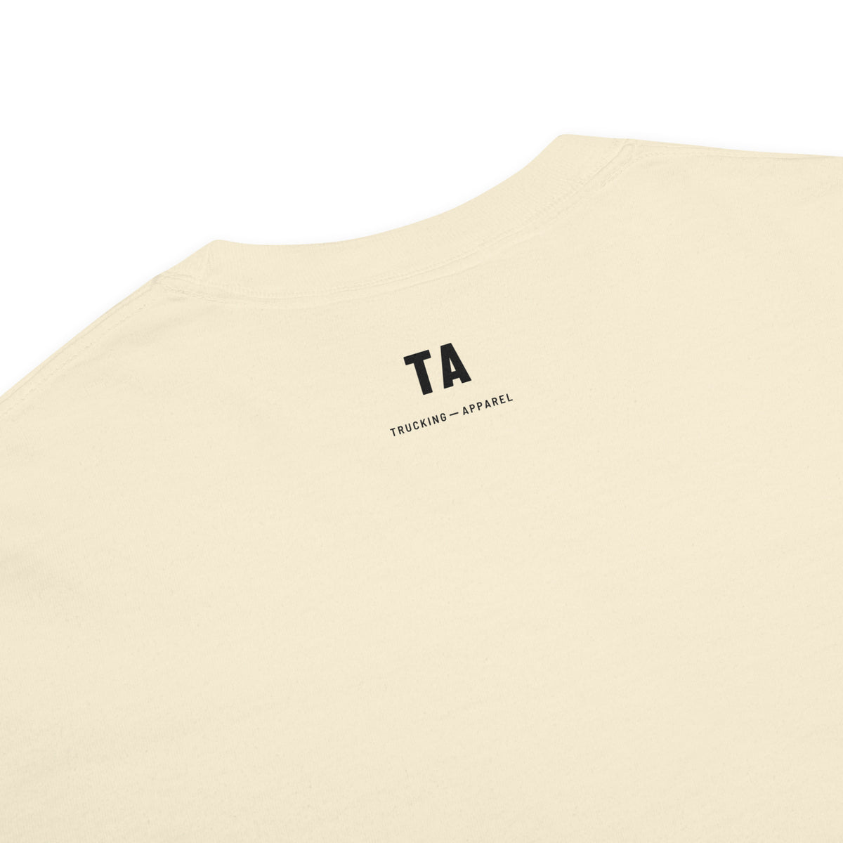 Somebody's Everything Tee in ivory, close-up detail.