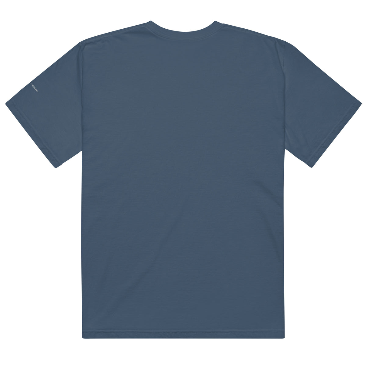 Office With A View Tee in midnight, back view.