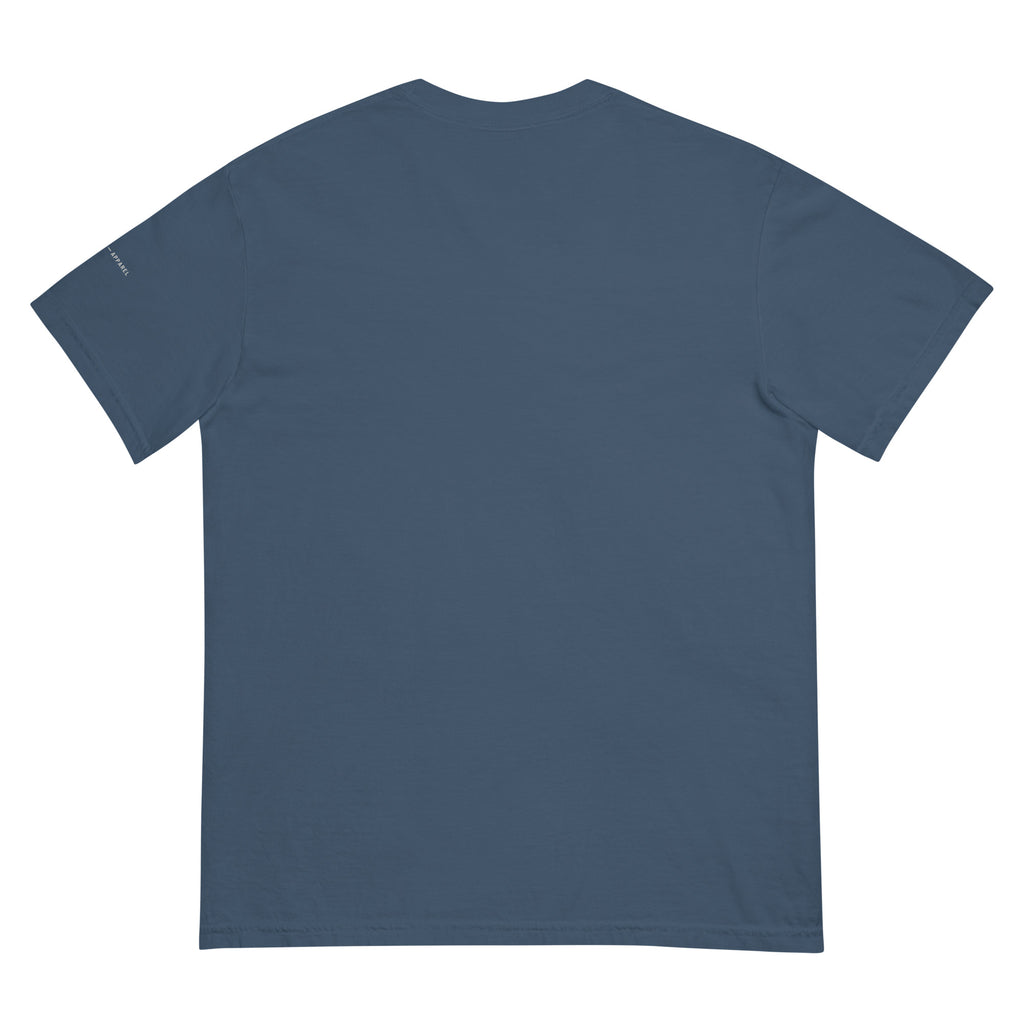 Office With A View Tee in midnight, back view.
