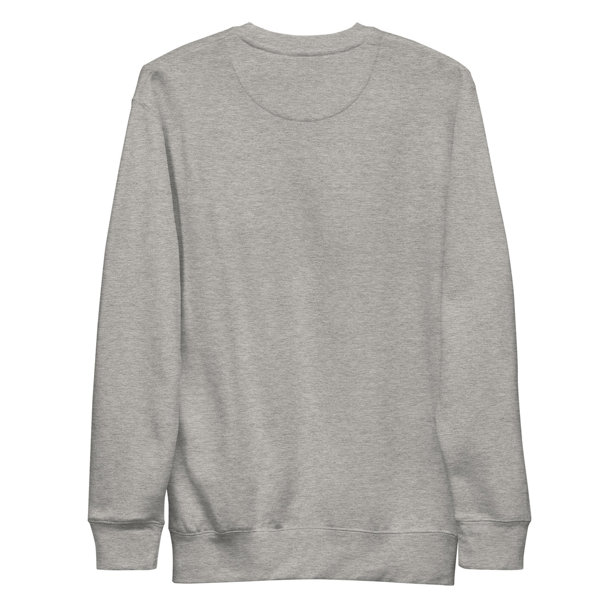 Gatehouse Athletic Crewneck in Carbon Grey with original collegiate graphic — blank back