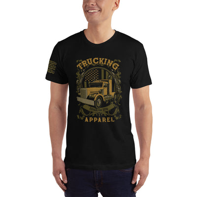 Trucking T-shirt flag