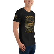Trucking T-shirt flag
