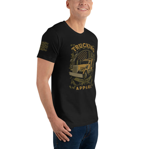 Trucking T-shirt flag